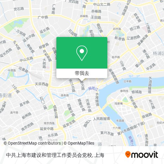 中共上海市建设和管理工作委员会党校地图