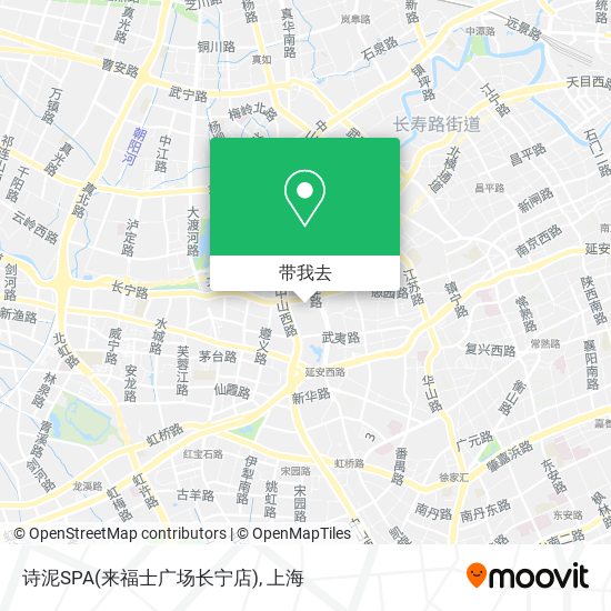 诗泥SPA(来福士广场长宁店)地图