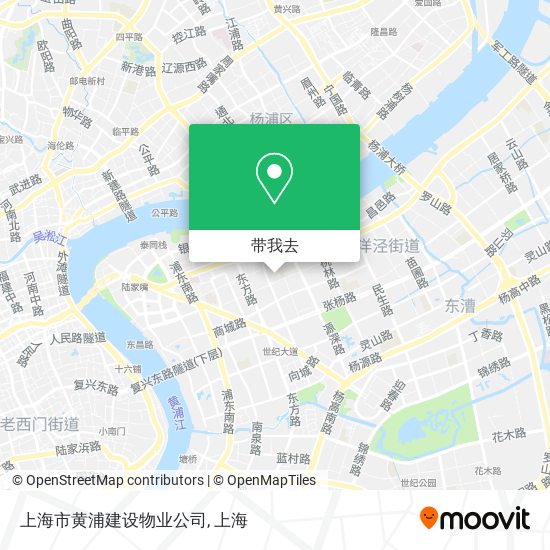 上海市黄浦建设物业公司地图