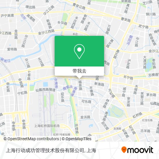 上海行动成功管理技术股份有限公司地图