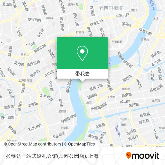 拉薇达一站式婚礼会馆(后滩公园店)地图