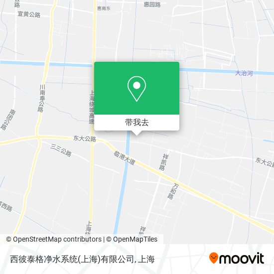 西彼泰格净水系统(上海)有限公司地图