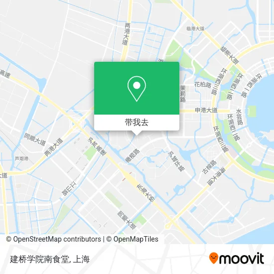 建桥学院南食堂地图