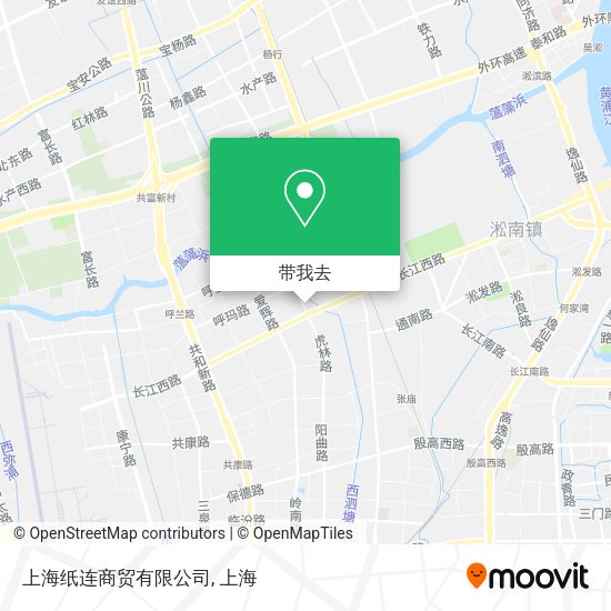 上海纸连商贸有限公司地图
