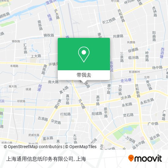 上海通用信息纸印务有限公司地图