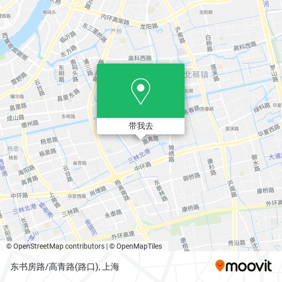 东书房路/高青路(路口)地图