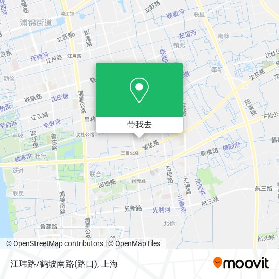 江玮路/鹤坡南路(路口)地图