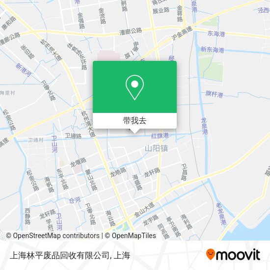 上海林平废品回收有限公司地图