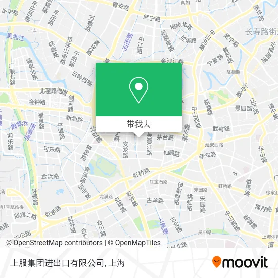 上服集团进出口有限公司地图
