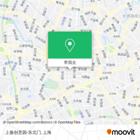 上服创意园-东北门地图