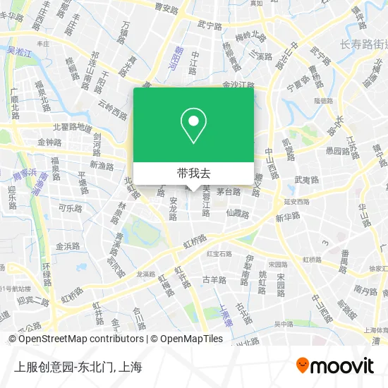 上服创意园-东北门地图