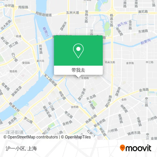沪一小区地图