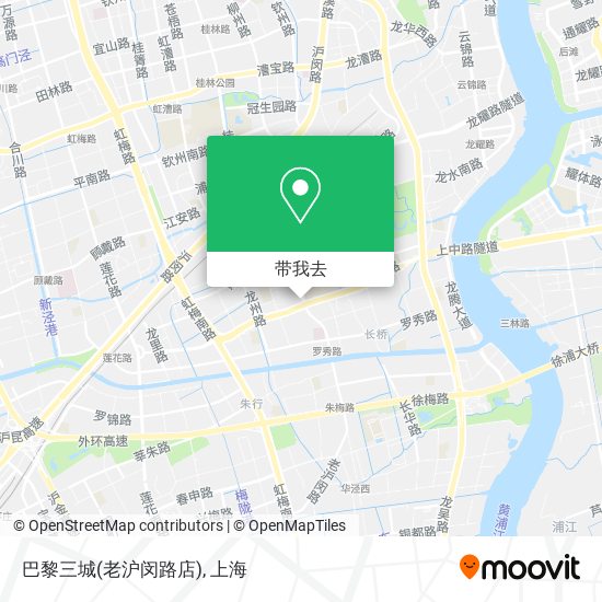 巴黎三城(老沪闵路店)地图