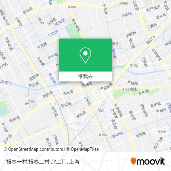 报春一村,报春二村-北二门地图