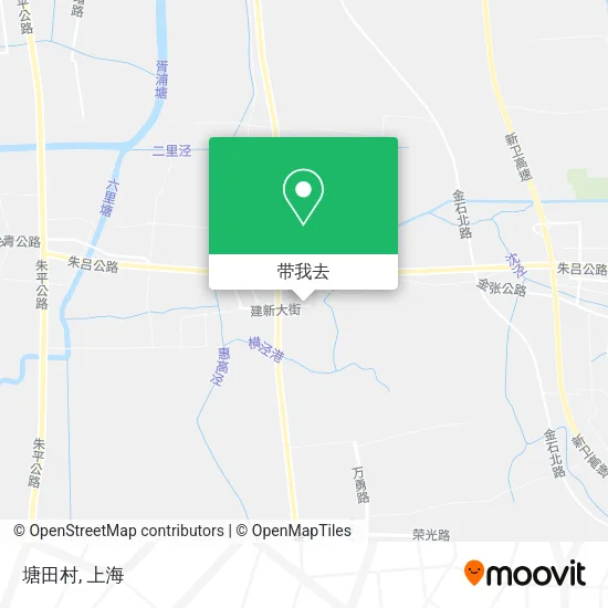塘田村地图