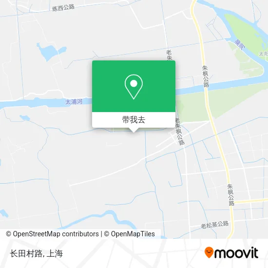 长田村路地图