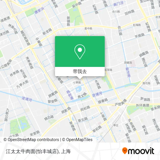 江太太牛肉面(怡丰城店)地图