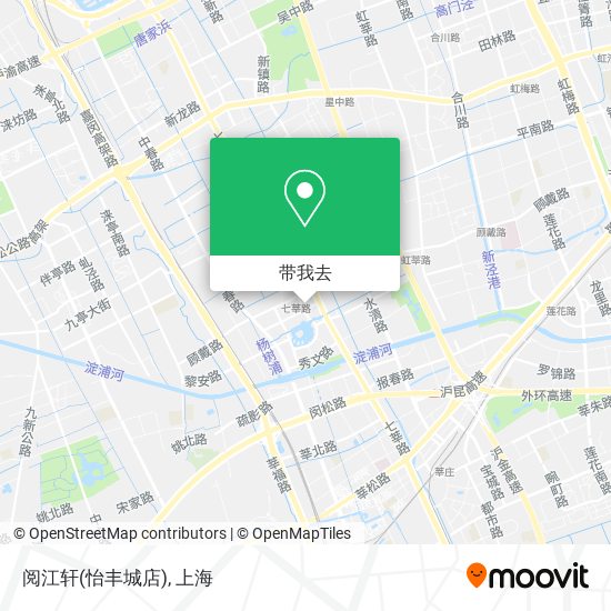 阅江轩(怡丰城店)地图