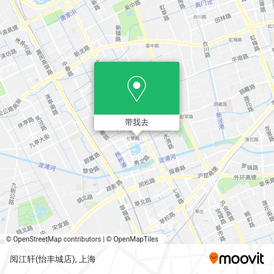 阅江轩(怡丰城店)地图