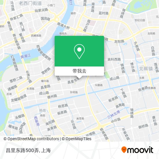 昌里东路500弄地图