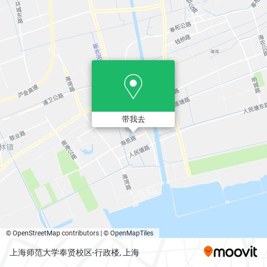 上海师范大学奉贤校区-行政楼地图