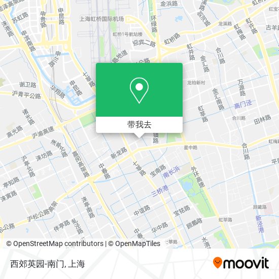 西郊英园-南门地图