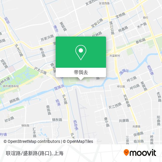 联谊路/盛新路(路口)地图