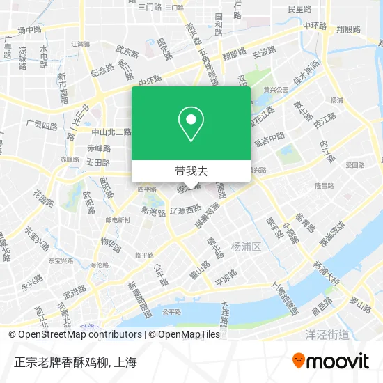 正宗老牌香酥鸡柳地图