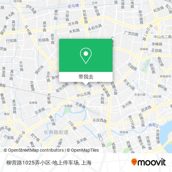 柳营路1025弄小区-地上停车场地图