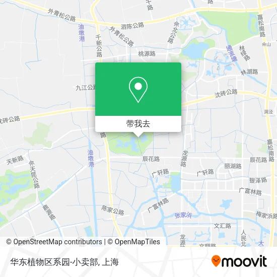华东植物区系园-小卖部地图