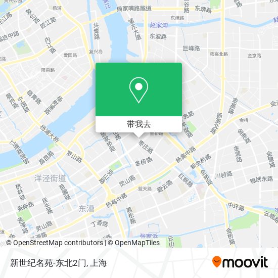 新世纪名苑-东北2门地图