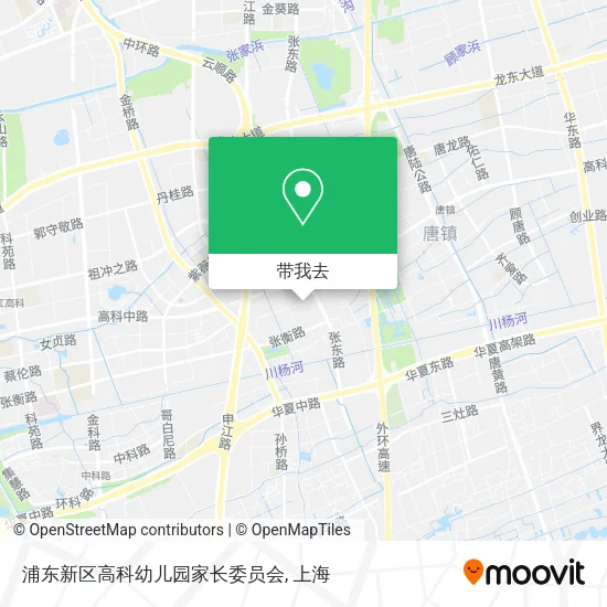 浦东新区高科幼儿园家长委员会地图