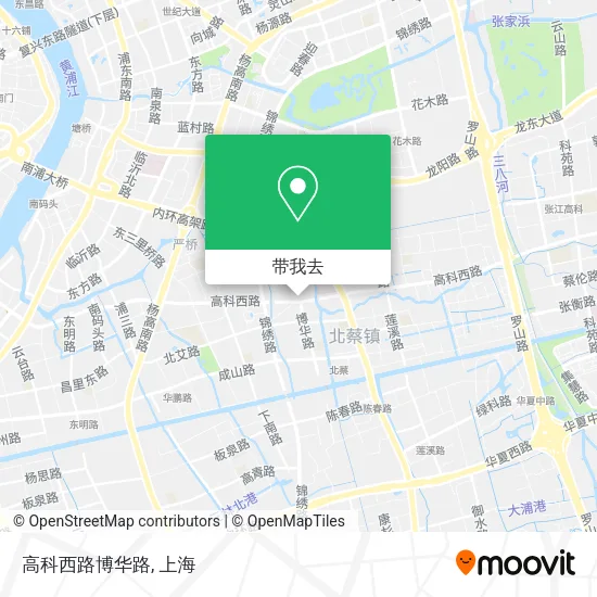 高科西路博华路地图