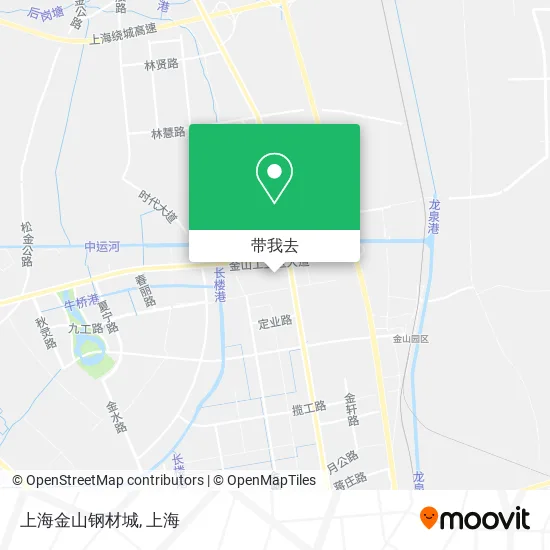 上海金山钢材城地图