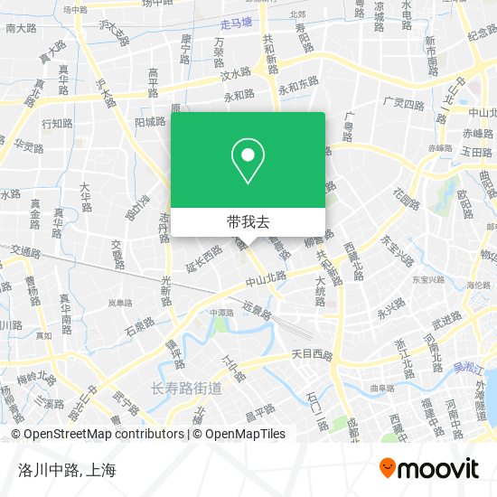 洛川中路地图