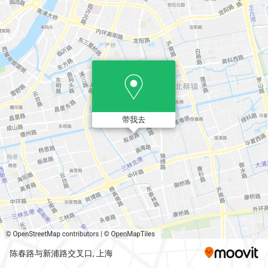 陈春路与新浦路交叉口地图