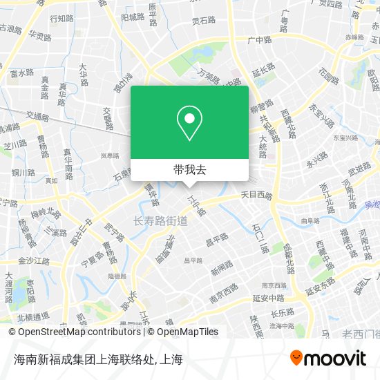 海南新福成集团上海联络处地图