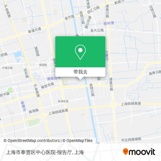 上海市奉贤区中心医院-报告厅地图