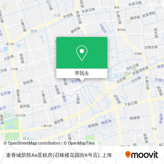 麦香城烘焙Aa蛋糕房(召稼楼花园街6号店)地图