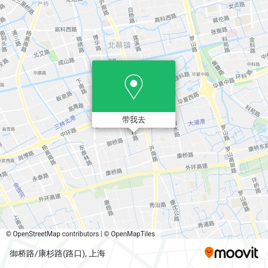 御桥路/康杉路(路口)地图