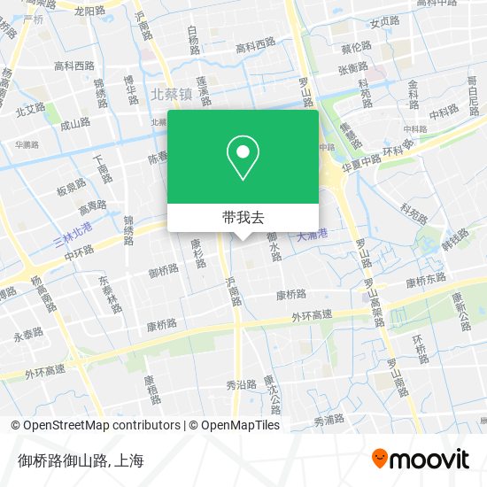 御桥路御山路地图
