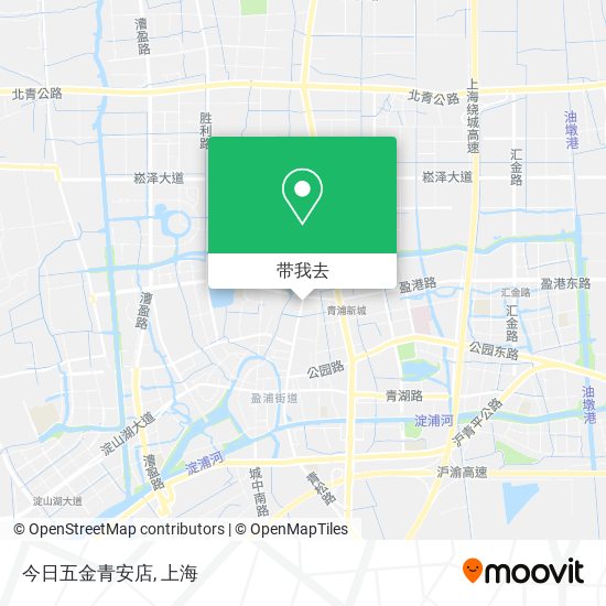 今日五金青安店地图