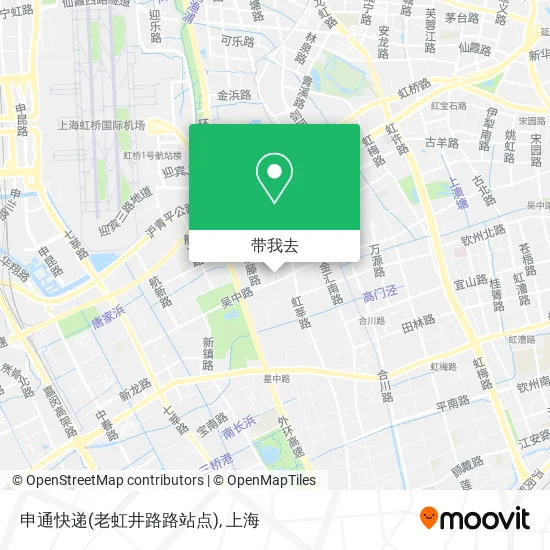 申通快递(老虹井路路站点)地图