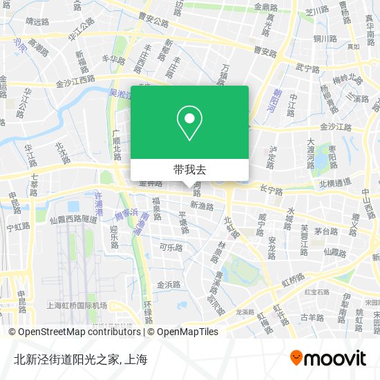 北新泾街道阳光之家地图