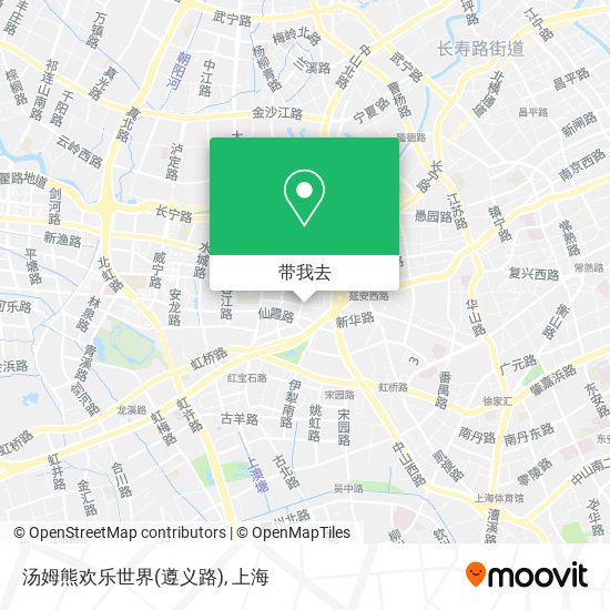 汤姆熊欢乐世界(遵义路)地图