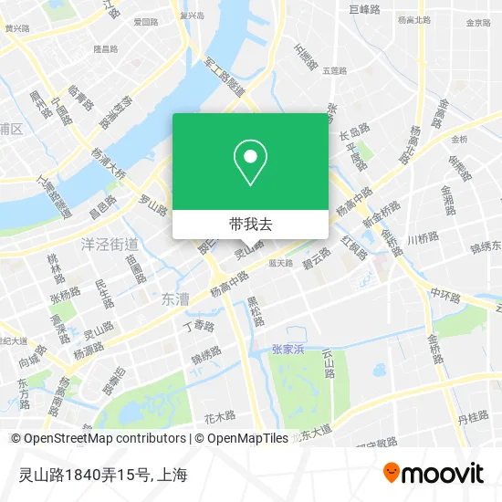 灵山路1840弄15号地图