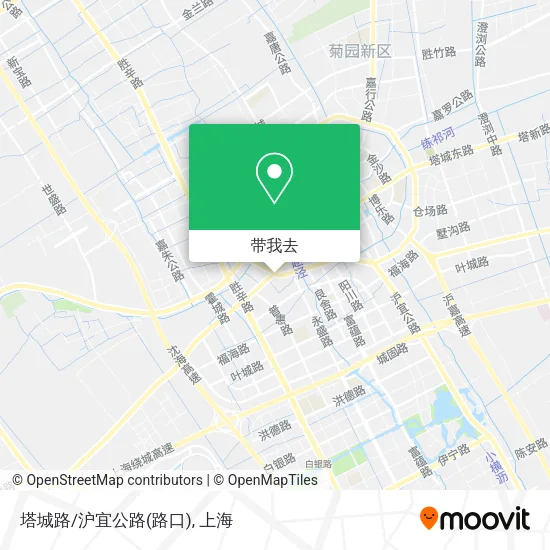 塔城路/沪宜公路(路口)地图