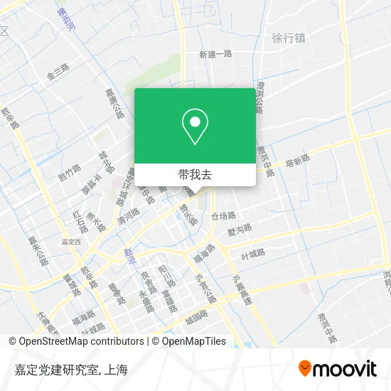 嘉定党建研究室地图