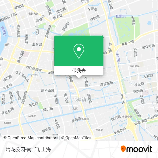 培花公园-南1门地图