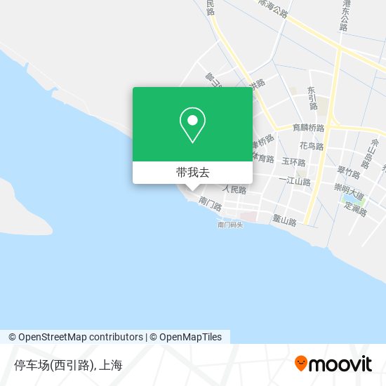 停车场(西引路)地图